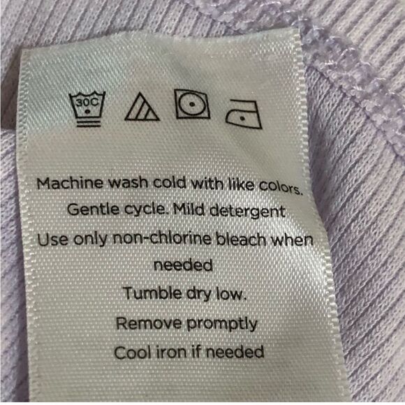 DANSKIN Ribbed Tank Top Women’s Medium Lavender. - Picture 8 of 10